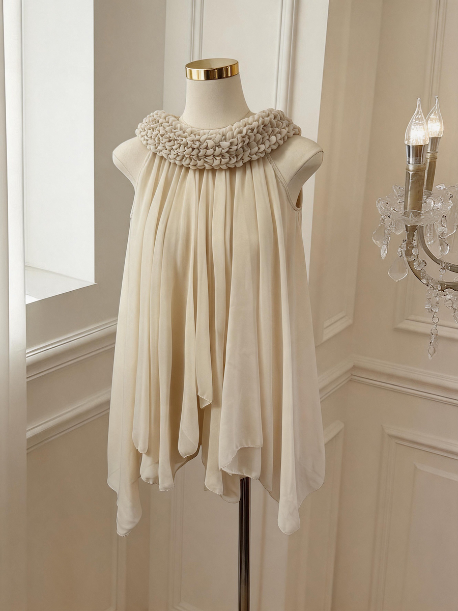 womens-off-shoulder-chiffon-top-with-puff-sleeves-and-ruffled-details