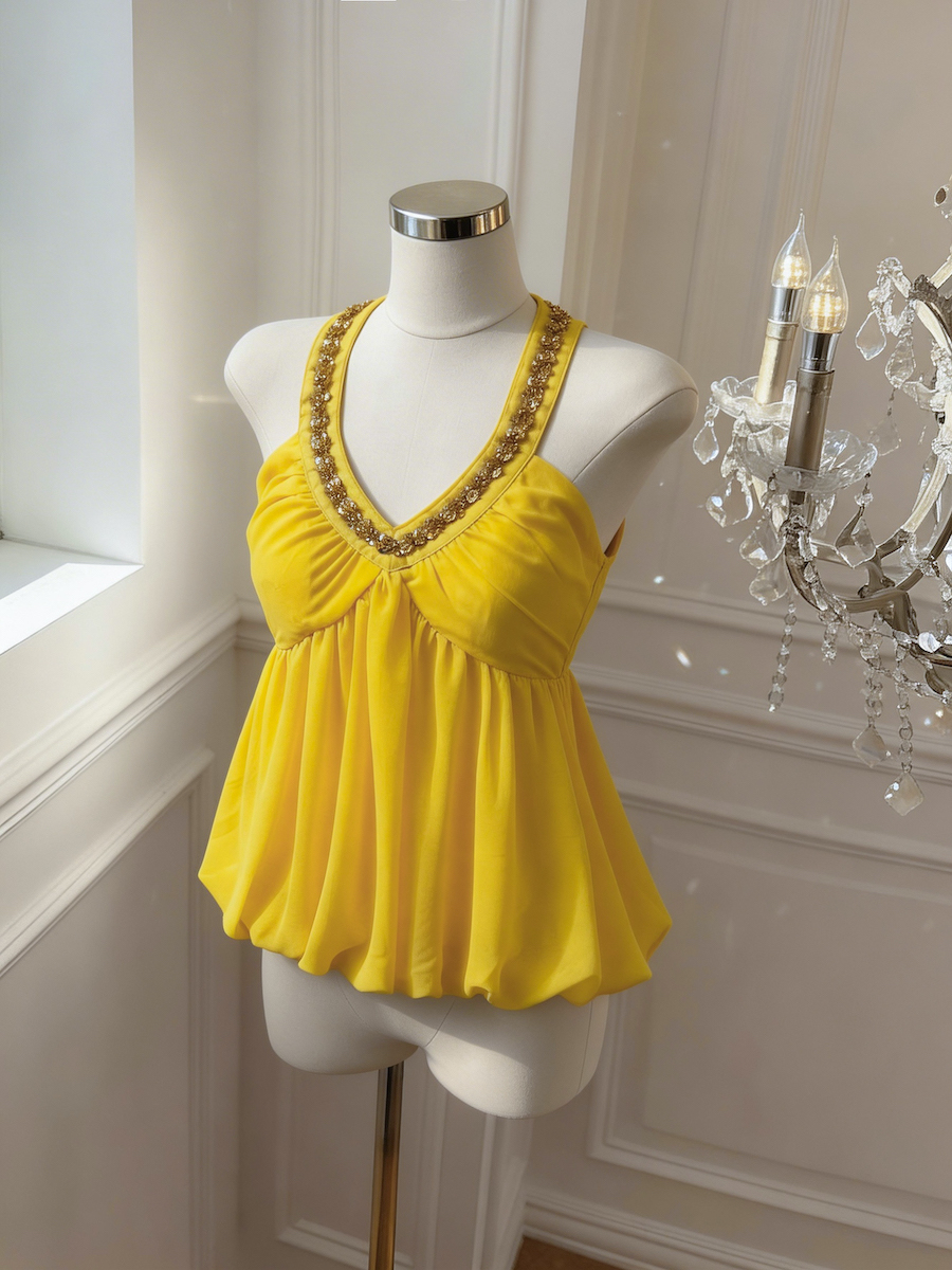 french-style-rhinestone-v-neck-halter-cami-top-for-women-summer-chic